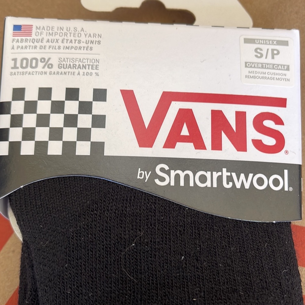Vans X Smartwool Merino Wool Over the Calf Socks - Picture 2 of 11